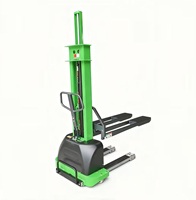 Nouveau mini-élévateur de 1 tonne, auto-chargeur, pour la vente au détail, la manutention et l'expédition, chariot élévateur hydraulique portable électrique, transpalette