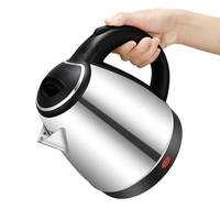 Bouilloire électrique en acier inoxydable 1.8L 220V 1500W Utilisation domestique et hôtelière Contrôle de la température Protection contre la surchauffe Garder au chaud