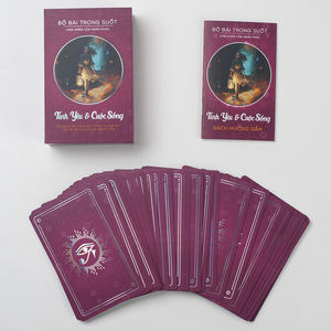 Impression personnalisée en usine de jeux de cartes <span class=keywords><strong>Oracle</strong></span> dorées, objets spirituels, affirmations positives quotidiennes pour adultes, cartes de tarot personnalisées avec boîte à rabat - Product Image 4