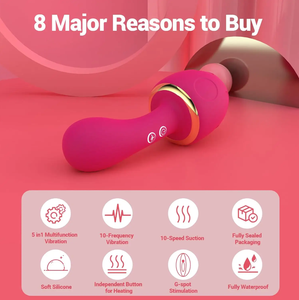 Consolador vibrador con calefacción USB para mujer, succionador de clítoris, masajeador de succión de clítoris, herramienta de placer Sexual para parejas - Product Image 4