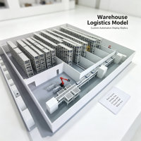 Modèle d'affichage logistique d'entrepôt intelligent