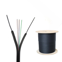 Câble à Fibre Optique Aramide GJYXFCH pour Extérieur, Câble de Descente FTTH 4 Cœurs GJXH/GJXFH, 10km - Fournisseur d'Usine