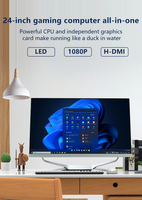 Nouveaux ordinateurs Oem tout en un core i9 27 pouces noir ordinateur de bureau tout en un système android ordinateur de bureau de jeu