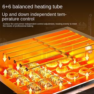 Four Électrique Commercial Grande Capacité, Four de Cuisson avec Réglage de Température 400°C, Fenêtre Double Couche, Intelligent et Multifonctionnel - Product Image 4