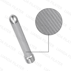 Lianda 0.3 micron 316L thép không gỉ thiêu kết bột kim loại lọc nến cho polymer chất lỏng lỗ vuông lọc chất lỏng - Product Image 2