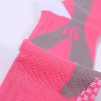 Cheeroyal Crew 6 paires de chaussettes de compression tricotées ODM 20-30 mmHg Printemps Hommes Femmes Récupération Infirmière Course à pied Maternité Grossesse