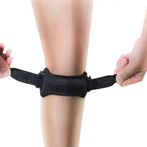Bracelet réglable de soutien pour le genou, soulagement de la douleur du genou, patellaire, pour le genou, 1 pièce