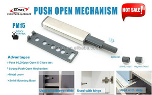 Cabezal de plástico moderno Push to Open System para puertas de armarios Fácil instalación y uso - Product Image 3
