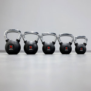 Kettlebells en acier recouverts de caoutchouc avec logo personnalisé SMARTFIT <span class=keywords><strong>KG</strong></span> LBS, ensemble de kettlebells, équipement de fitness pour la salle de sport - Product Image 1