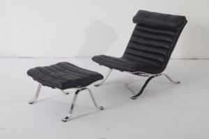 Silla de salón Ari de estilo moderno de mediados de siglo de diseño ARNE NORELL y réplica otomana a la <span class=keywords><strong>venta</strong></span> - Product Image 4