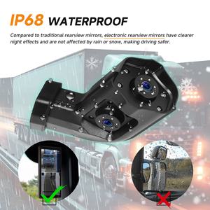 Sistema di Telecamera Retrovisore Podofo 10.36'' 1080P HD IPS, <span class=keywords><strong>Ausilio</strong></span> per Retromarcia <span class=keywords><strong>Auto</strong></span>, Impermeabile IP68, BSD DVR per Camion e Autobus - Product Image 5