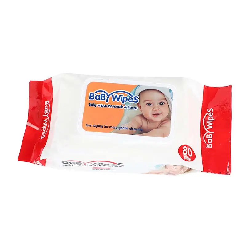 Free Sample Manufacturer Private Label Organic Baby Wet Wipes with Aloe Vera