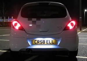 1224143 90213642 Nuova Luce Targa a LED Bianca 12V per Retrofit/Aggiornamento per Vauxhall Astra F G <span class=keywords><strong>Corsa</strong></span> Omega Signum Vectra - Product Image 6