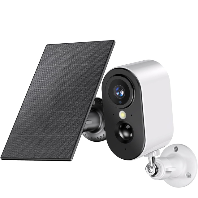 AVstart 2K Security Cameras Solar Camera Outdoor Battery Powered Cameras for Home Baby/Pet Security WiFi Security Indoor Camera