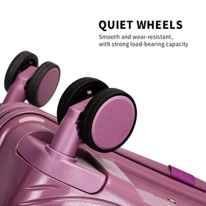 ओएम लोगो निर्माता पीपी ट्रैवल ट्रॉली को सूटकेस में 4 पहिए 20 24 28 इंच का ट्रैवल बैग सेट - Product Image 4