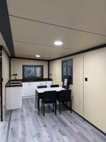 Maison conteneur préfabriquée contemporaine de 40 pieds, trois chambres, moderne, portable, isolée et extensible pour la famille