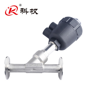 วาล์วปรับมุมแบบนิวแมติกสำหรับวิทยาศาสตร์และเทคโนโลยี DN15 Dn50 แบบ Tri Clamp ซีลแข็ง ทนต่อไอน้ำ ชนิด Y - Product Image 3