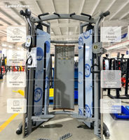 Appareil de musculation professionnel multifonctionnel à double poulie pour la musculation du torse