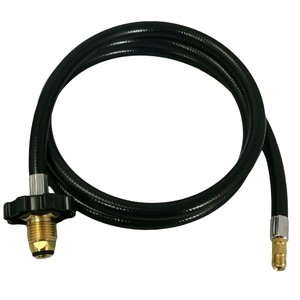 High Pressure <b>Gas</b> <b>Hose</b> 5 Ft With 1/4 Inch Connector For Propane Connection - Product Image 1