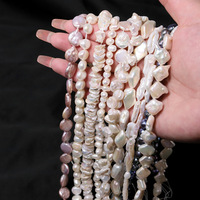Perles baroques d'eau douce naturelles irrégulières, perles en vrac, bijoux DIY, bracelet, collier, boucles d'oreilles, accessoires, 3 mm-4 mm, Jinhua