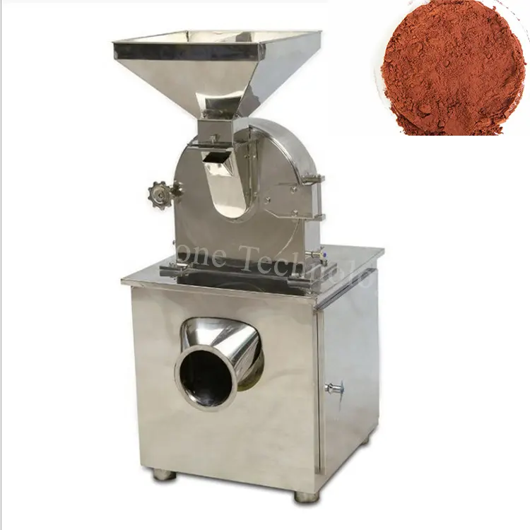 GMP Standard Automatic Functioning Integrated Mill Pulverizer for Cocoa Bean/Spice/Chili