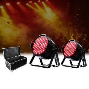 Projecteur LED professionnel 54x3W RGBWAUV Blanc 4-en-1 DMX512 pour scène, éclairage de fond IP20 pour concerts, discothèques, DJ, mariages, clubs et fêtes - Product Image 1