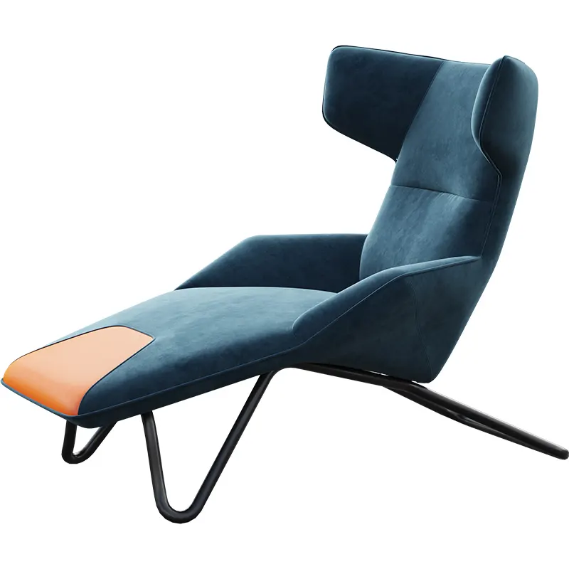 טאנג ג 'ינג tj0511 ברווז מקור ספה כיסא ביצת שור הורן עיצוב הליכה נוח פנאי טרקלין כיסא פלנלית יצירתי כיסא