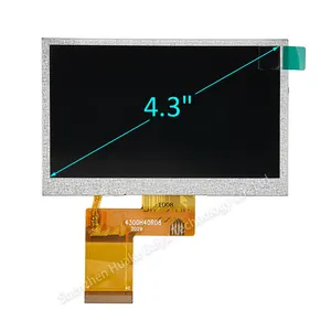 Shenzhen Tft Fabrikant 4.3 Inch 480*272 Kleuren Tft Display Rgb 24Bits Standaard Tft Lcd Module 4.3 Inch met ST7282 Driver Ic