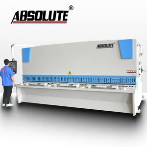 Máquina de corte hidráulica de balanço direto do fabricante QC12K-6*3200 grande máquina de corte CNC totalmente automática de aço inoxidável