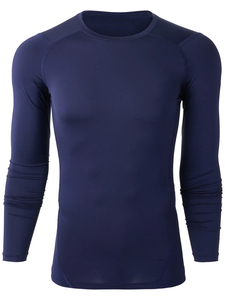 Flatlock Nähte Anti-Geruch Hybrid <span class=keywords><strong>Raglan</strong></span> Langarm Kompression L/S Shirt-Herren Hockey Jersey - Product Image 3