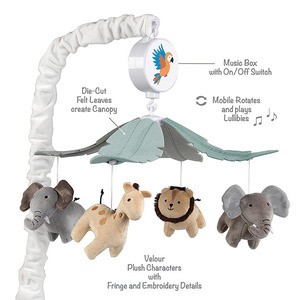<span class=keywords><strong>Mobile</strong></span> <span class=keywords><strong>musical</strong></span> pour bébé avec <span class=keywords><strong>animaux</strong></span> <span class=keywords><strong>de</strong></span> <span class=keywords><strong>la</strong></span> <span class=keywords><strong>jungle</strong></span>, jouet suspendu en peluche douce rotatif avec berceuses pour <span class=keywords><strong>la</strong></span> décoration <span class=keywords><strong>de</strong></span> <span class=keywords><strong>la</strong></span> chambre <span class=keywords><strong>de</strong></span> bébé - Product Image 2