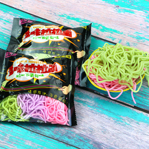 Juguetes Sensoriales de TPR Suave y Coloridos al por Mayor para Niños y Niñas, Antiestrés, con Forma de Ramen, Cuerda Elástica y Pelota - Product Image 4