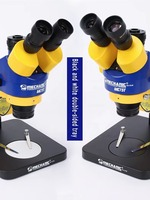 MECHANIC Trinocular Stereo Microscope Industrial Grade MC75T-B1 Large Wide Angle Camera for Phone Repair Microscope
