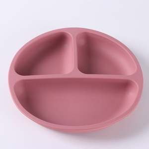 Ensemble de vaisselle pour enfants en silicone, assiette compartimentée, bol à collation pour l'apprentissage alimentaire, produits pour enfants - Product Image 4