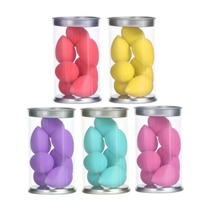 Juego de 8 Mini Esponjas de Maquillaje Libres de Látex, Esponjas Pequeñas para Corrector, Iluminador, Difuminado de Ojos, Aplicador de Cosméticos - Product Image 2