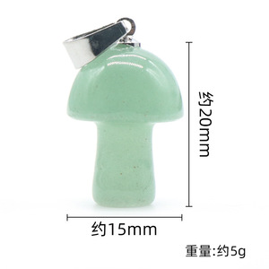 Pendentifs en cristal de 20 mm sur le thème des champignons, fabrication de bijoux, charmes mignons, collier, porte-clés, artisanat, tendance pour enfants - Product Image 5