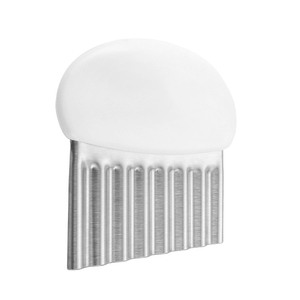 <strong>Crinkle</strong> <strong>Cut</strong> Potato Cutter Stainless Steel Wavy <strong>Knife</strong> for French Fries Veggies Fruits Ergonomic Handle Wave Slicer Kitchen Tool - Product Image 1