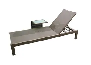 Stijlvolle Patio Daybed Hotel Strand Tuin Terras Tuinmeubilair Ontwerp Chaise Lounge Ligstoel