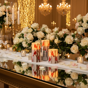 Set di 3 Candele LED PILLA in Plastica con Telecomando per Matrimoni, Compleanni, Feste, Natale e Decorazioni Domestiche - Product Image 4