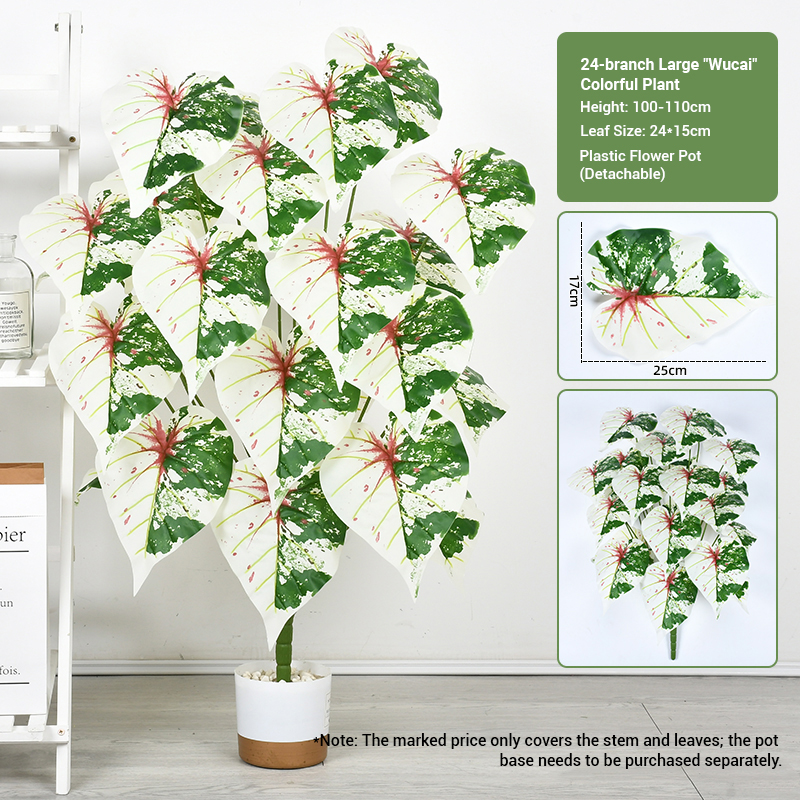 24 fourchettes larges multicolores (100-110cm)