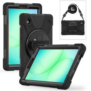 Custodia Rigida Antiurto in Silicone con Tracolla per Samsung <span class=keywords><strong>Galaxy</strong></span> <span class=keywords><strong>Tablet</strong></span> A11 8.7 Cover e Custodie per <span class=keywords><strong>Tablet</strong></span> - Product Image 4