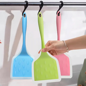 Espátula de silicona de mango largo de 13 pulgadas al por mayor, con núcleo reforzado, antiadherente, para huevos, raspador de una pieza, apta para lavavajillas y <span class=keywords><strong>microondas</strong></span> - Product Image 6