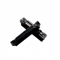 Plaquettes de coupe et de rainurage indexables en carbure CVD de la série DLT MGMN-T, outils de tournage CNC OEM pour l'acier