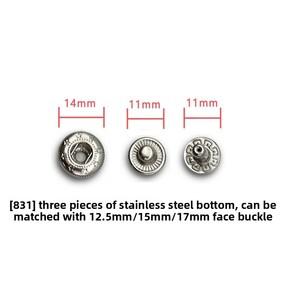 Botones a <span class=keywords><strong>Presión</strong></span> <span class=keywords><strong>Metálicos</strong></span> <span class=keywords><strong>de</strong></span> Colores con Reverso Plano, Pintados con Spray, Cierres <span class=keywords><strong>de</strong></span> Doble Cara para Chaquetas, Plazo <span class=keywords><strong>de</strong></span> Entrega <span class=keywords><strong>de</strong></span> Muestra <span class=keywords><strong>de</strong></span> 7 Días, Venta al Por Mayor en Stock - Product Image 6