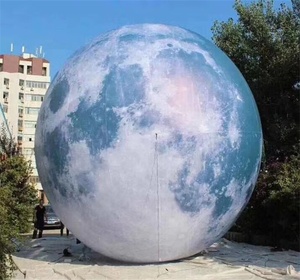 Globo Terrestre Gonfiabile, Palla Planetaria con Illuminazione LED, Pallone Gonfiabile per Decorazioni, <span class=keywords><strong>Pianeta</strong></span> Spaziale <span class=keywords><strong>Luna</strong></span> Personalizzabile - Product Image 3