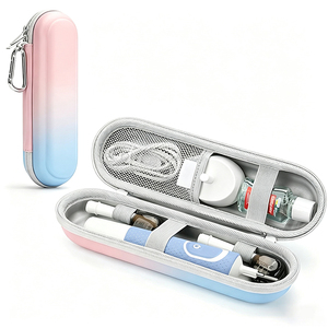 Estuche rígido de EVA para cepillo de dientes, impermeable, a prueba de polvo, con bolsillo de malla de espuma moldeada, caja de almacenamiento portátil, color y logotipo personalizados, para el hogar y camping. - Product Image 2