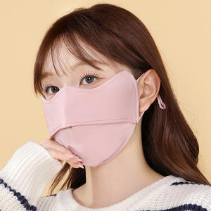 Masque de sport pour femme, nouveau style 2024, couvre-visage chaud pour l'hiver, pour la conduite de vélos électriques, protection contre le vent et le soleil en automne, épaissi - Product Image 5