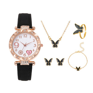 2024 Cross Border Hot Fashion Trend Personalized Customization Simple and Versatile Diamond Inlaid Quartz <b>Watch</b> in Stock - Product Image 4