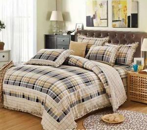 Sábana de algodón con estampado activo, ropa de cama con marco de encaje, princesa coreana - Product Image 5