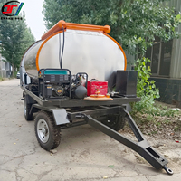 Distributeur d'asphalte miniature 6000L, pulvérisateur de bitume à prix d'usine, équipement de pulvérisation de bitume à chaud